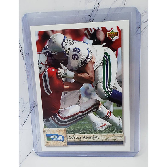 1992 Upper Deck #495 Cortez Kennedy Seattle Seahawks - Picture 1 of 4